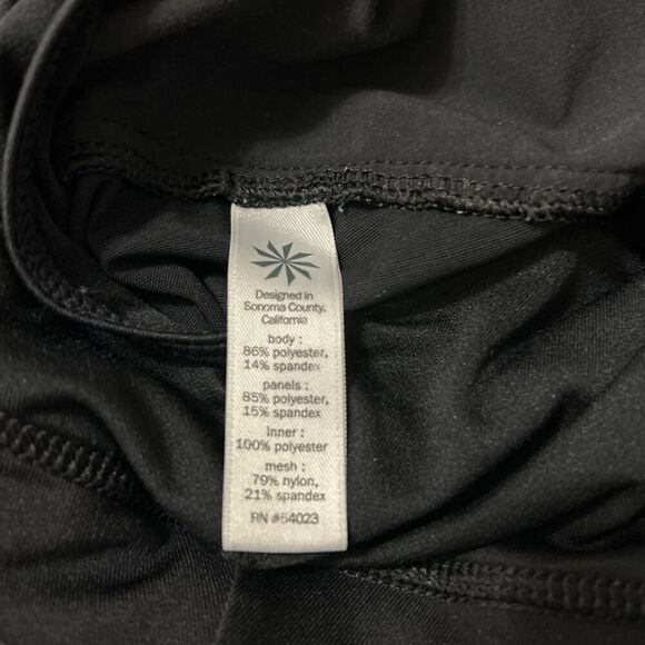 Athleta Athletic Shorts Women’s Small Black Running Activewear Lined - Picture 9 of 10